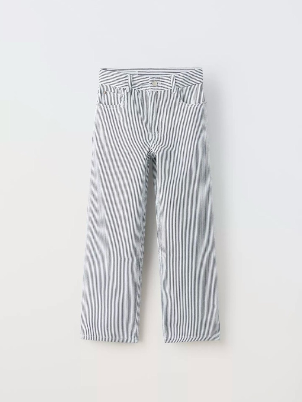 Zara kids Blue & White Striped jeans